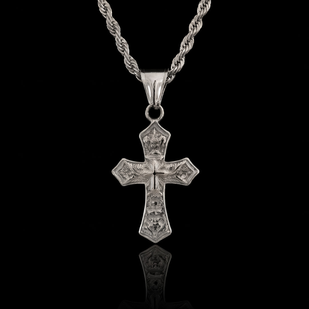SILVER WAR CROSS PENDANT
